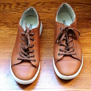 Josef Seibel Brown Leather Women's Shoes Sneakers